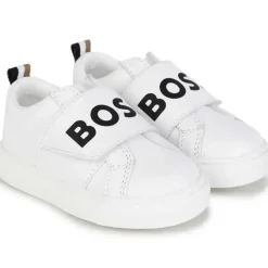 Hugo Boss Tênis Baby - Velcro Baixo, Branco Sale