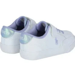 Ralph Lauren Tênis Polo Baby - Girl White Logo Discount