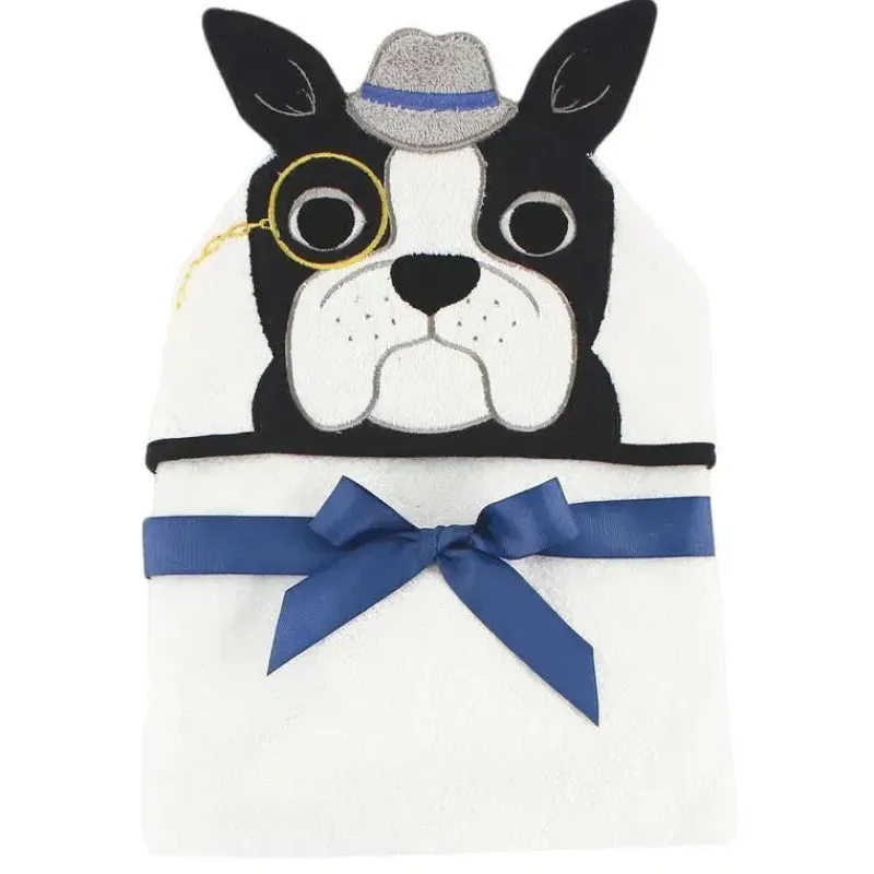 toalha_com_capuz_de_rosto_SKU91Aix14q_0.webp Hudson Baby Toalha com capuz de rosto de animal Hudson bebê, cão Bull Outlet