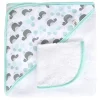 JJ Cole Toalha com capuz , Aqua Whales Fashion