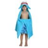 Zoocchini Toalha com capuz Sherman, o tubarão, azul Best