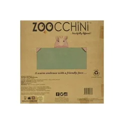 Zoocchini Toalha de banho de pelúcia com capuz para crianças Allie the Alicorn, rosa/verde Clearance