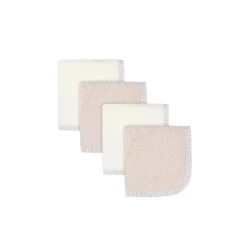 Gerber Toalhinhas de tecido rosa para meninas 4 PAck Fashion
