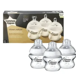 Tommee Tippee - Garrafa 5Oz 3Pk Closer to Nature, Branca Outlet