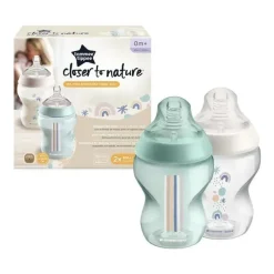 Tommee Tippee - Mais perto da natureza 2Pk 9Oz, Deco Bottle Boy Outlet