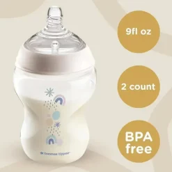 Tommee Tippee - Mais perto da natureza 2Pk 9Oz, Deco Bottle Girl Best