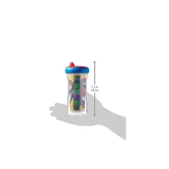 Tomy - 2 copos isolados com canudinho 9 onças, Marvel Fashion