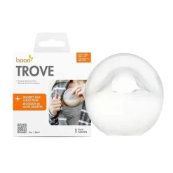 Boon Tomy - Trove Pacote de bomba tira leite manual de silicone com bolsa de viagem, pacote com 2 Fashion
