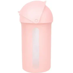 Tomy - copo de canudo de silicone rosa Fashion