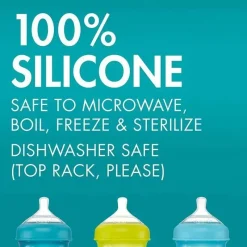 Tomy - Nursh Mamilos de Silicone Extra Lento 3Pk Sale