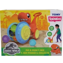 Tomy - Pick &amp; Push T-Rex Jurassic Hot