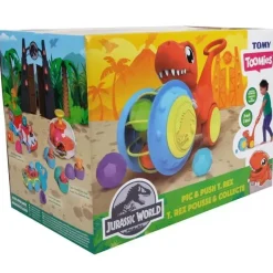 Tomy - Pick &amp; Push T-Rex Jurassic Hot
