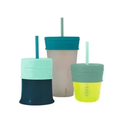 Tomy - Snug Straw 3 Pk Tampas, Verde Sale