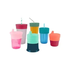 Tomy - tampas para canudos de silicone universais justas rosa Outlet