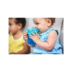 Tomy - The First Years Teethe Around Sensory Trainer Cup, 7 oz, azul Online