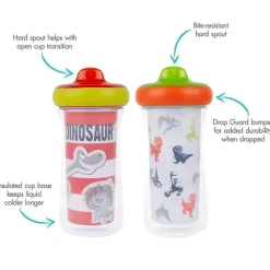 Tomy - The Good Dinosaur Drop Guard Isolado Copo Sippy 2 Pk Clearance