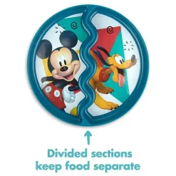 The First Years Tomy Suction Kids Prato Dividido, Mickey/Plutão Clearance