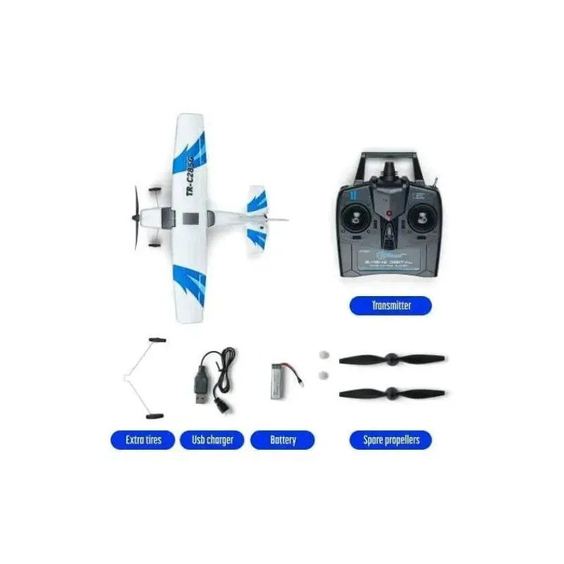top_race__avio_rc_de__can_SKU9THhgytf_2.webp Top Race - Avião Rc de 3 canais com controle remoto Fashion