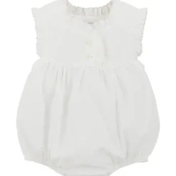 Mud Pie Torta de lama - Bolha de babado branco para bebê menina Fashion