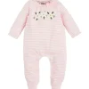 Mud Pie Torta de lama - Dorminhoco com apliques de magnólia para bebês Clearance