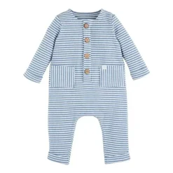 Mud Pie Torta de Lama - Listra Azul One Piece, 3-6 Meses Hot