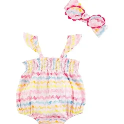Mud Pie Torta de Lama - Rainbow Ric-Rac Bubble &amp; Headband Set Hot