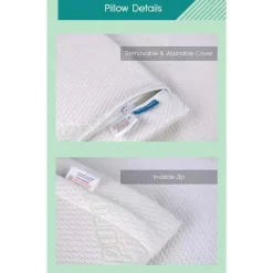Comfy Baby Travesseiro confortável para bebê recém-nascido com capa de fibra de bambu Purotex Clearance