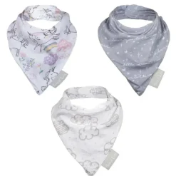 Trend Lab - Conjunto de babador de bandana de jersey Unicorn Dreamer com 3 pacotes Best