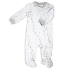 Rose Textiles Têxteis Rosa - Dorminhoco com estampa de estrela neutra para bebês, cinza Outlet