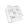 Living Textiles Têxteis Vivos - Jersey Swaddle, 2pk, Savanna Babies Sale