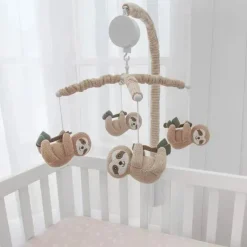 Living Textiles Têxteis Vivos - Móbile Musical para Bebês, Brinquedo para Berço, Preguiça Arco-Íris Best