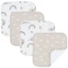 Living Textiles Têxteis Vivos - Panos de Lavar Bebê 4Pk, Preguiça/Arco-Íris Outlet