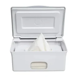 Ubbi - Dispensador de lenços umedecidos laváveis, branco/cinza Discount
