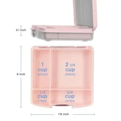 Ubbi - Lancheira Bento para Crianças, Rosa Blush Fashion