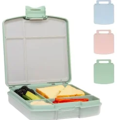 Ubbi - Lancheira Bento para Crianças, Verde Sálvia Fashion