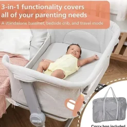 Unilove - Hug Me Plus Cama-de-cabeceira 3 em 1, cinza sombra Online