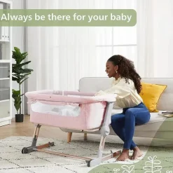 Unilove - Hug Me Plus Cama-de-cabeceira 3 em 1, Rosa Ameixa Discount