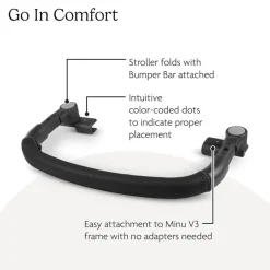 Uppababy - Bumper Bar For Minu V3, Black Online