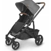 Uppababy - Carrinho de passeio Cruz V2, Greyson (Melange de carvão/Carbon/Couro de sela) Discount
