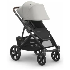 Uppababy - Carrinho Vista V3, Savannah (Jacquard cinza pérola/estrutura de carbono/couro castanho) Best