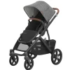 Uppababy - Carrinho Vista V3, Greyson (Charcoal Mélange/Estrutura de Carbono/Couro Saddle) Best