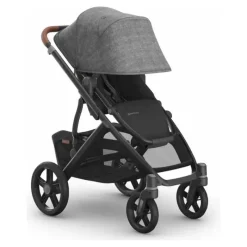 Uppababy - Carrinho Vista V3, Greyson (Charcoal Mélange/Estrutura de Carbono/Couro Saddle) Best