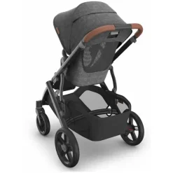 Uppababy - Carrinho Vista V3, Greyson (Charcoal Mélange/Estrutura de Carbono/Couro Saddle) Best