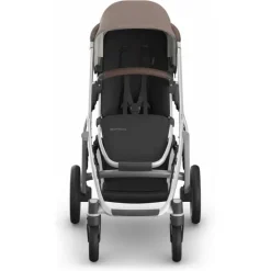 Uppababy - Carrinho Vista V3, Theo (Taupe Escuro/Estrutura Prateada/Couro Castanho) New