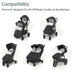 Uppababy - Cozyganoosh, Jake (Charcoal) Best