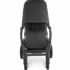 Uppababy - Cruz Stroller V2, Jake (Carvão/Estrutura de Carbono/Couro Preto) Outlet