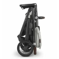 Uppababy - Cruz V2 Stroller, Anthony (Carbono/Couro Castanho/Branco e Chenille Cinza) Best