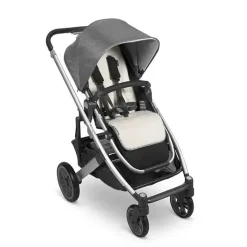 Uppababy - Forro de Assento Reversível, Phoebe (Cinza Claro Respirável/Velo Sherpa Aconchegante) Clearance