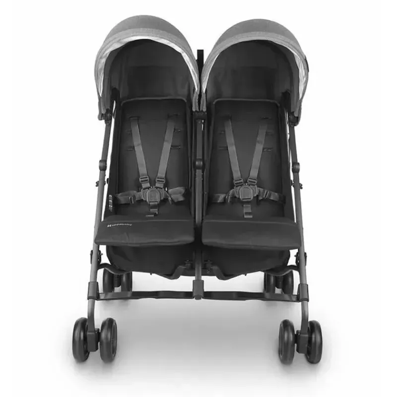 uppababy__glink_v_side_by_SKU33crUPMk_5.webp Uppababy - G-LINK V2 Side by Side Double Stroller, Greyson (Charcoal Melange/Carbon) Clearance