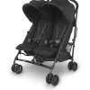 Uppababy - G-LINK V2 Side by Side Double Stroller, Jake (carvão/carbono) Outlet